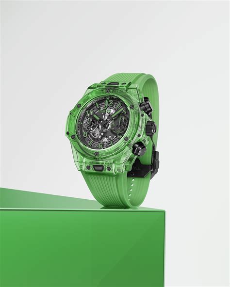 green hublot|Hublot unico green saxem.